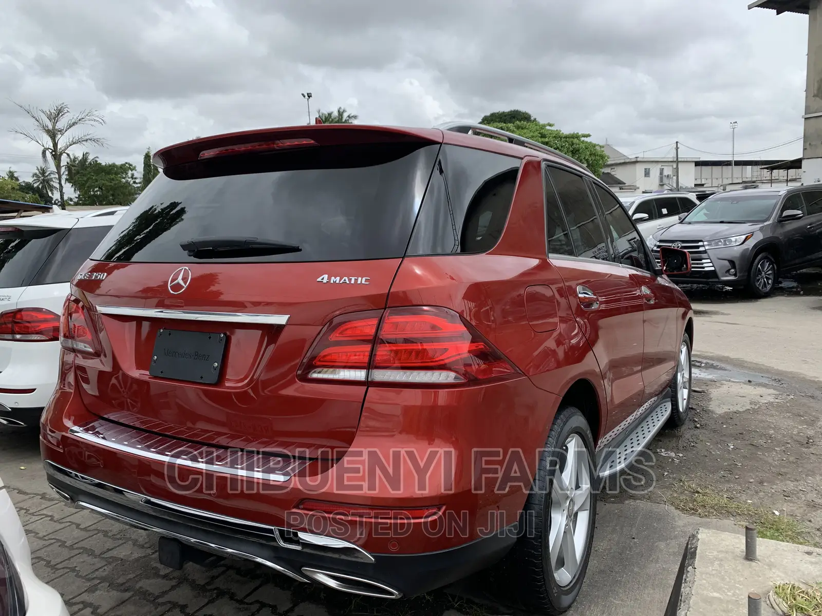 Mercedes-Benz GLE-Class GLE 350d 4MATIC 2017 Red