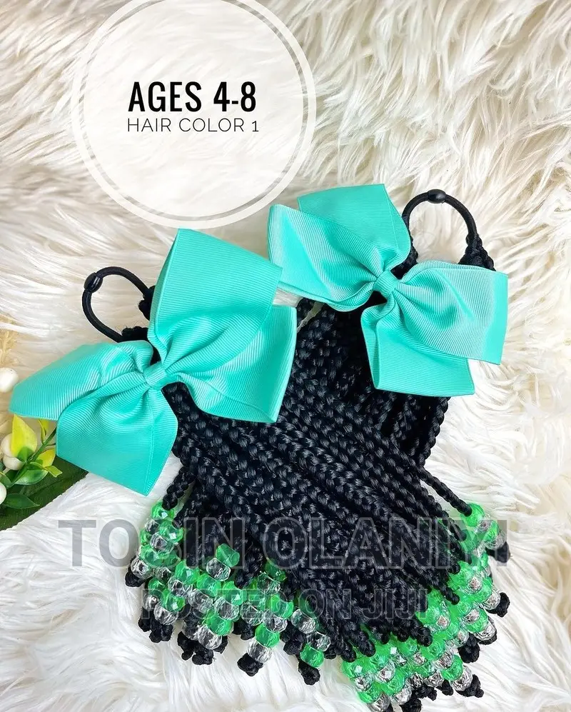 Kids Detachable Braided Ponytail