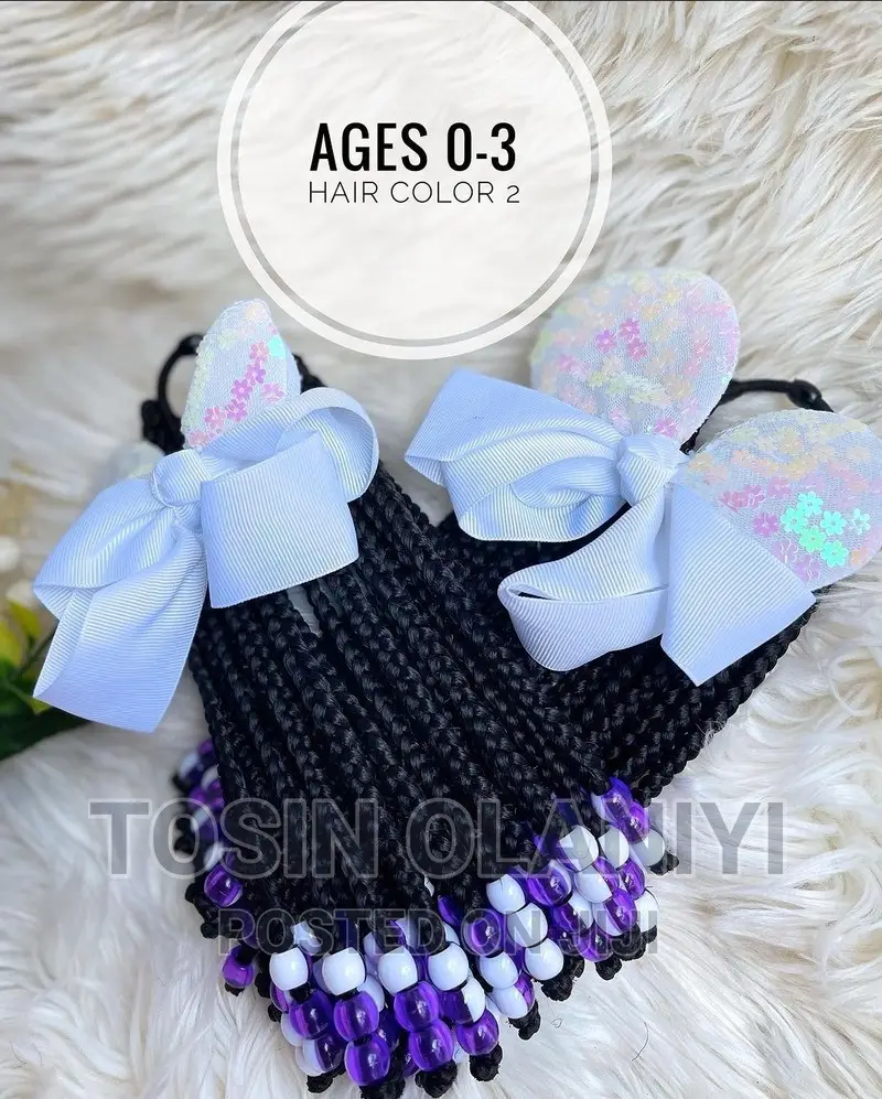 Kids Detachable Braided Ponytail