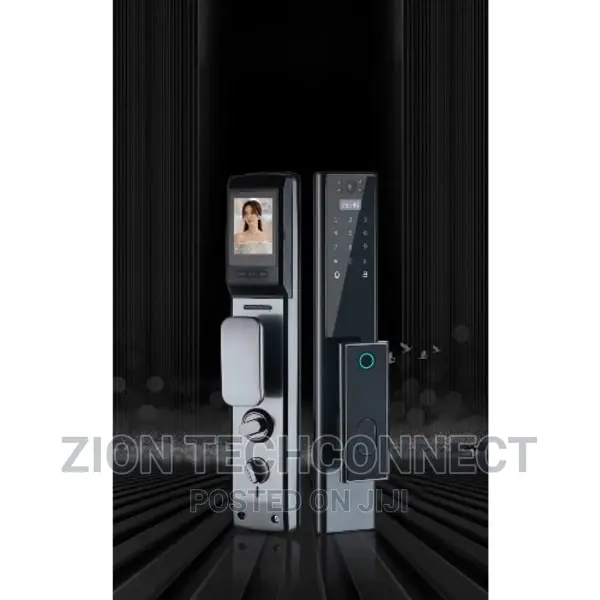 Flat Design Smart Door Lock With Built-in Camera
