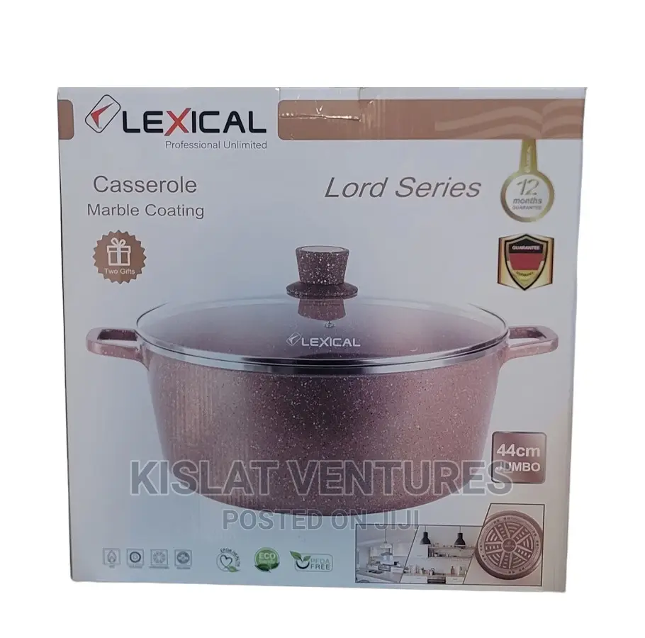 Lexical Single Casserole Jumbo Pot 44CM