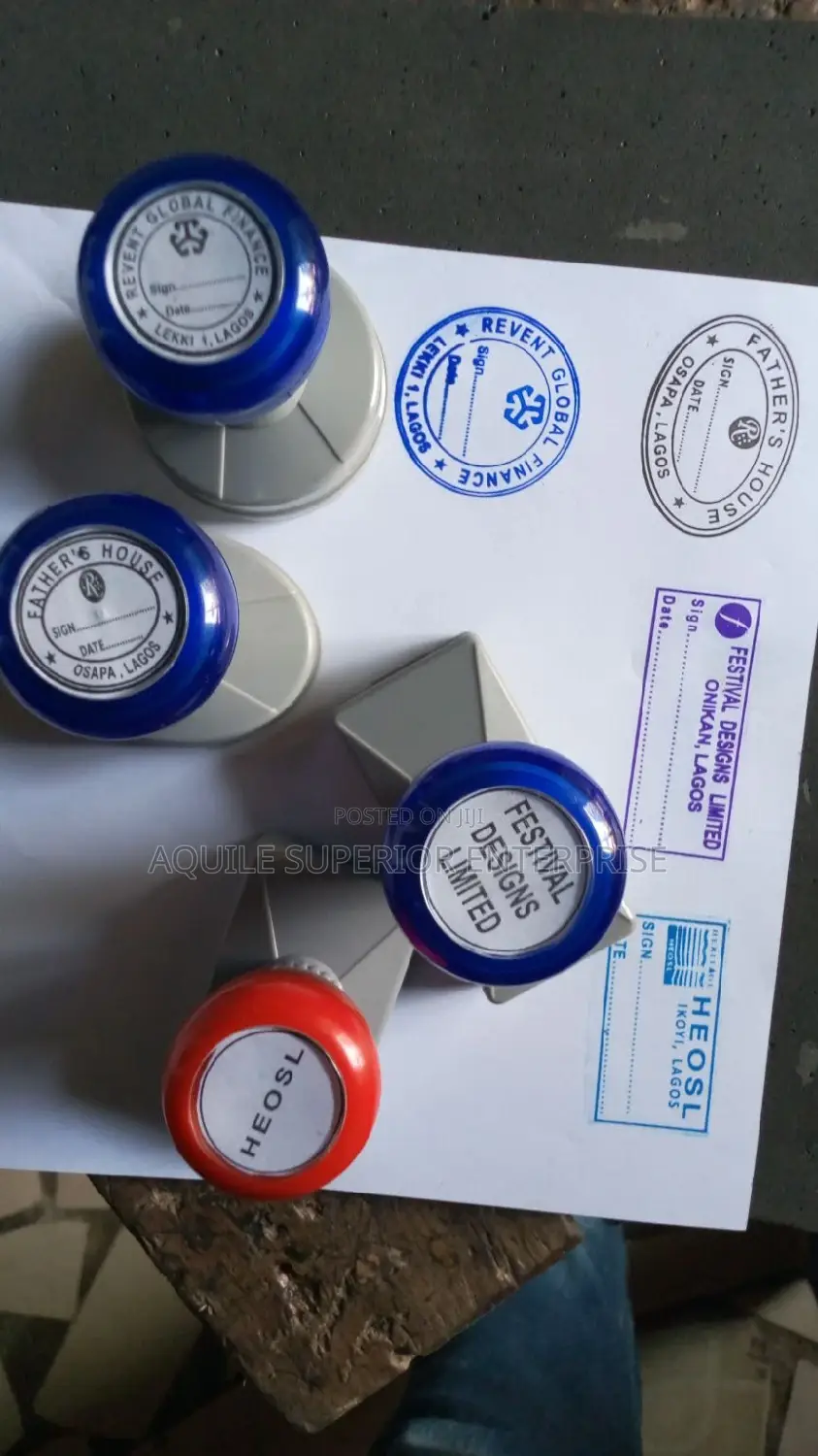 Get Company Stamp of Different Shapes