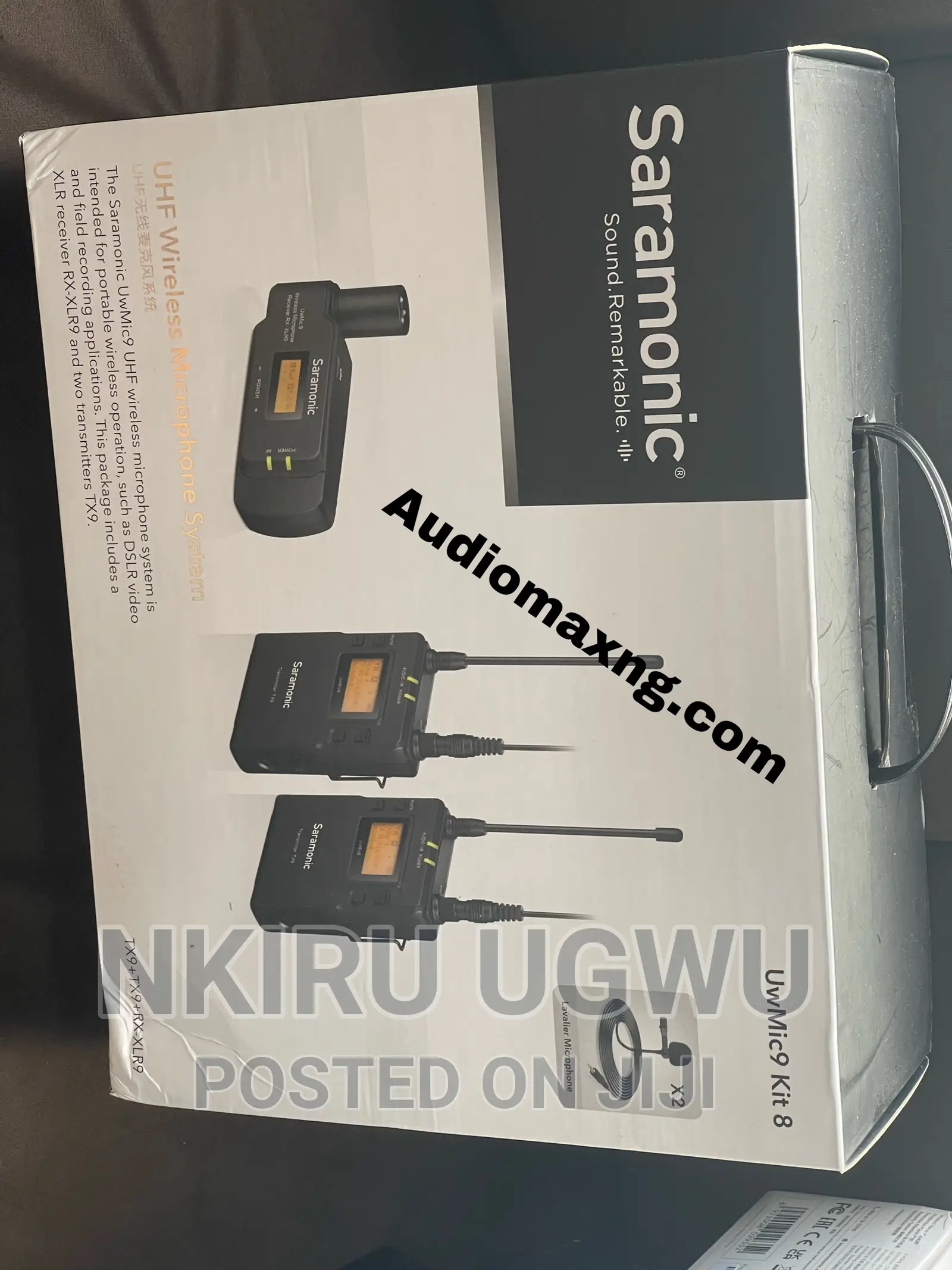 Saramonic Uwmic9 Camera-Mount Wireless Omni Lavalier Mic
