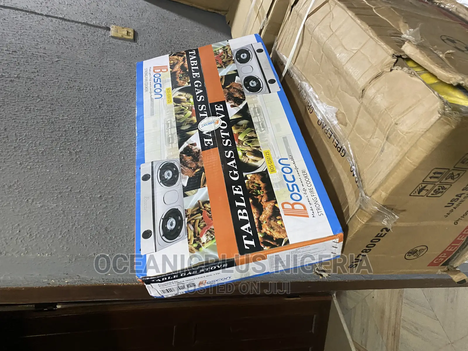 Built - In Boscon Table Top Double Burner Gas Cooker