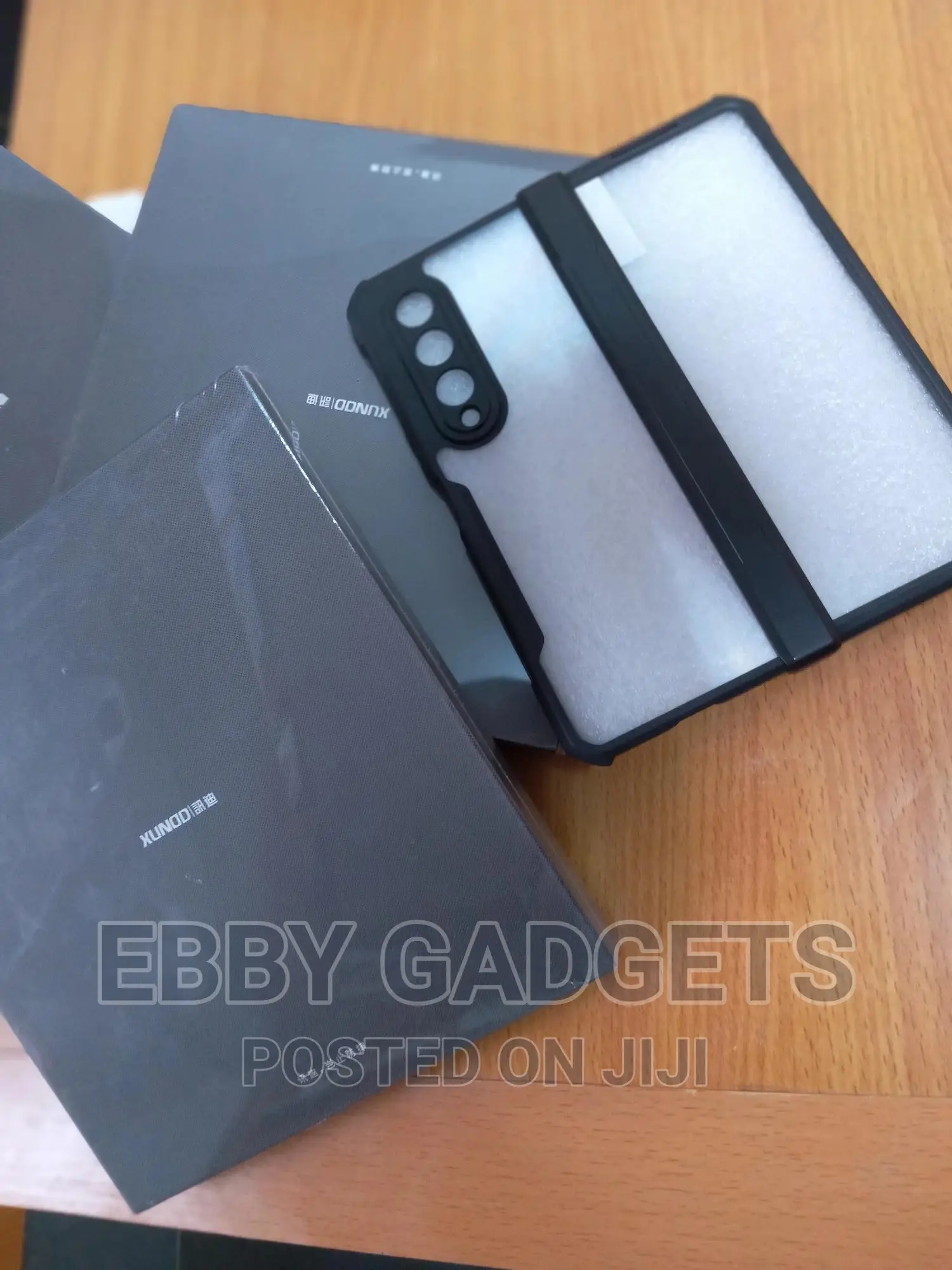 Xundd Case Samsung Galaxy Z Fold 3/4/5and 6 Black