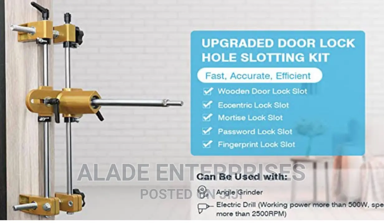 Door Lock Hole Opener Kit for Installing Doors Lock