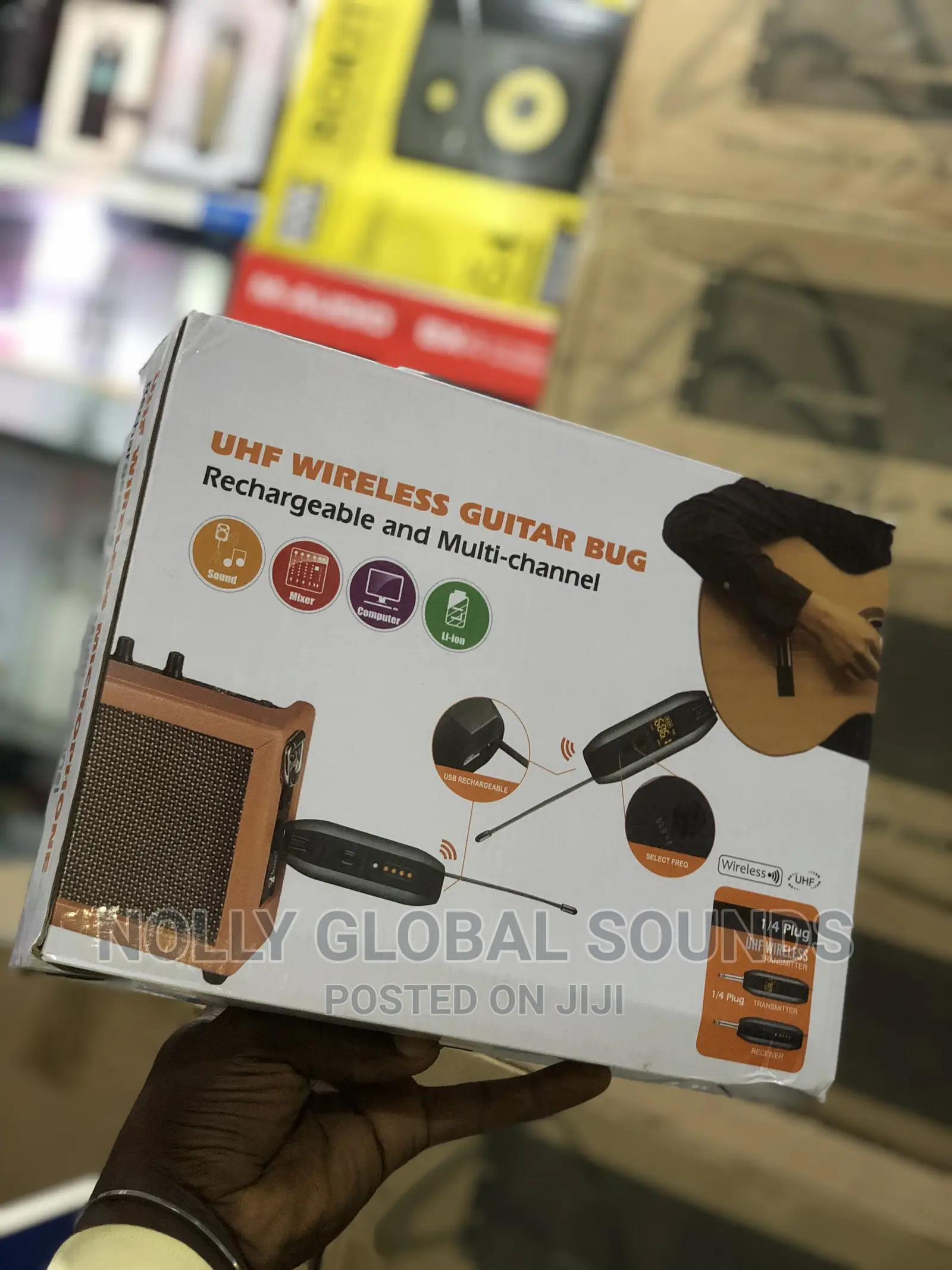 Uhf Wireless Transmitter Receiver 6.35mm Standard Audio