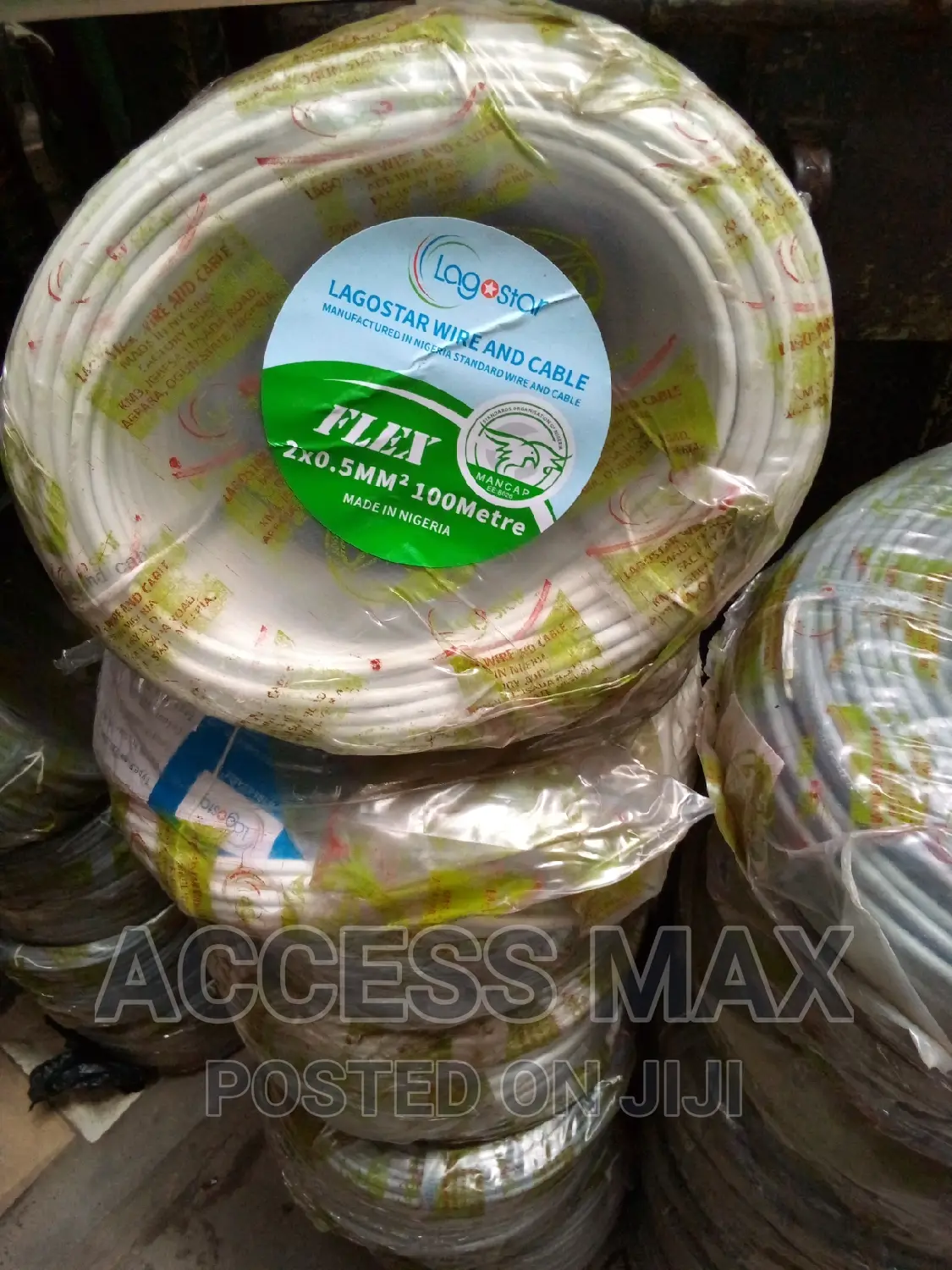 Lagos Star 2 Core Flexible Cable Pure Copper by 100 Meters
