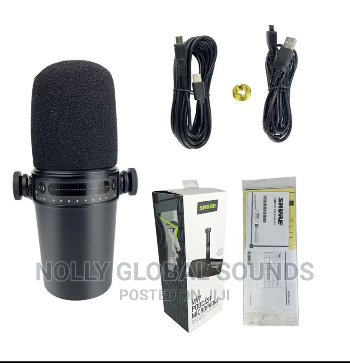 Shure Podcast Microphone Mv7 Usb