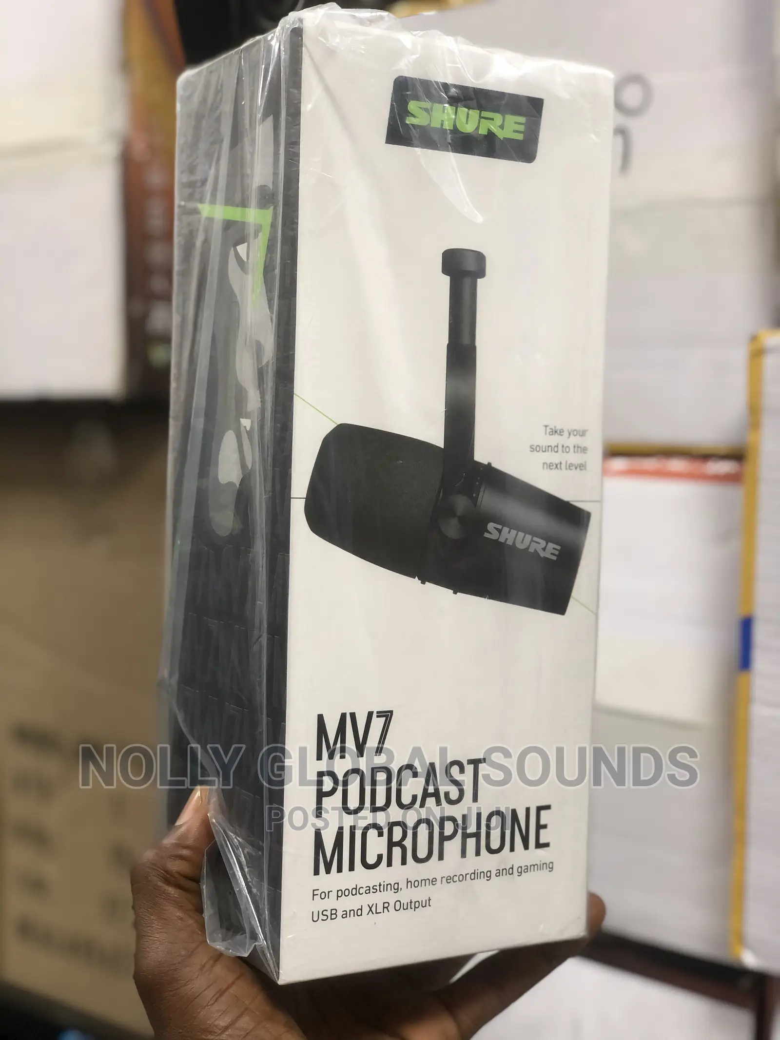 Shure Podcast Microphone Mv7 Usb