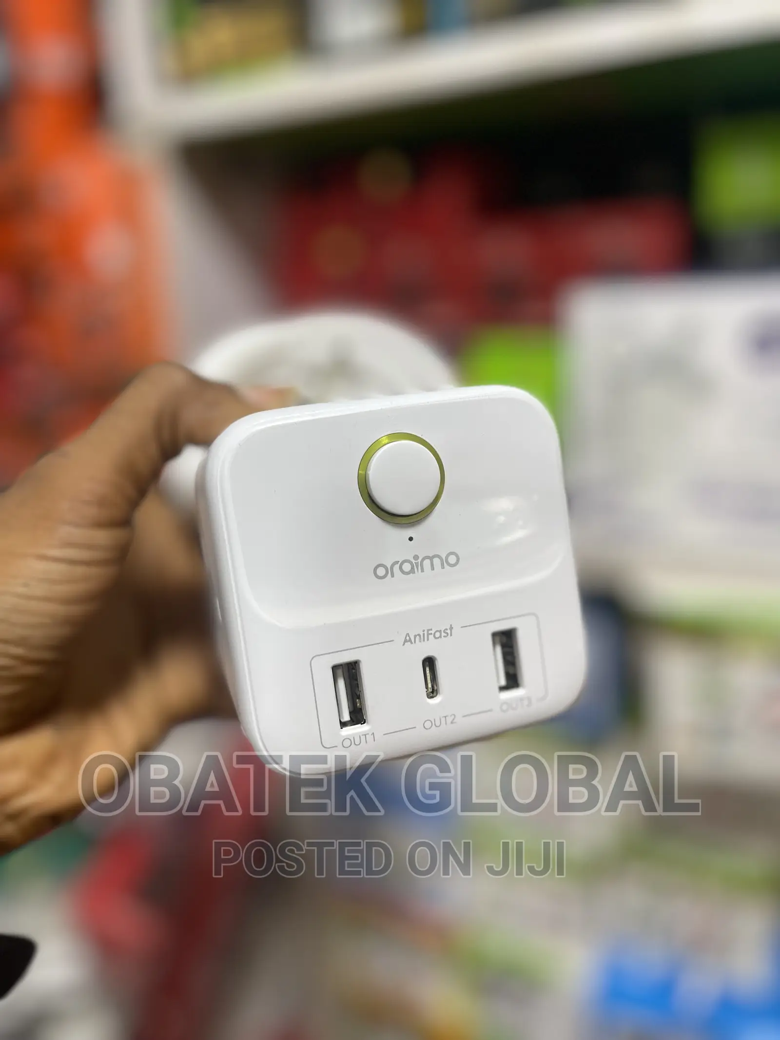 Oraimo Powerhub C 6-in-1 Expansion Cube Extension Charger