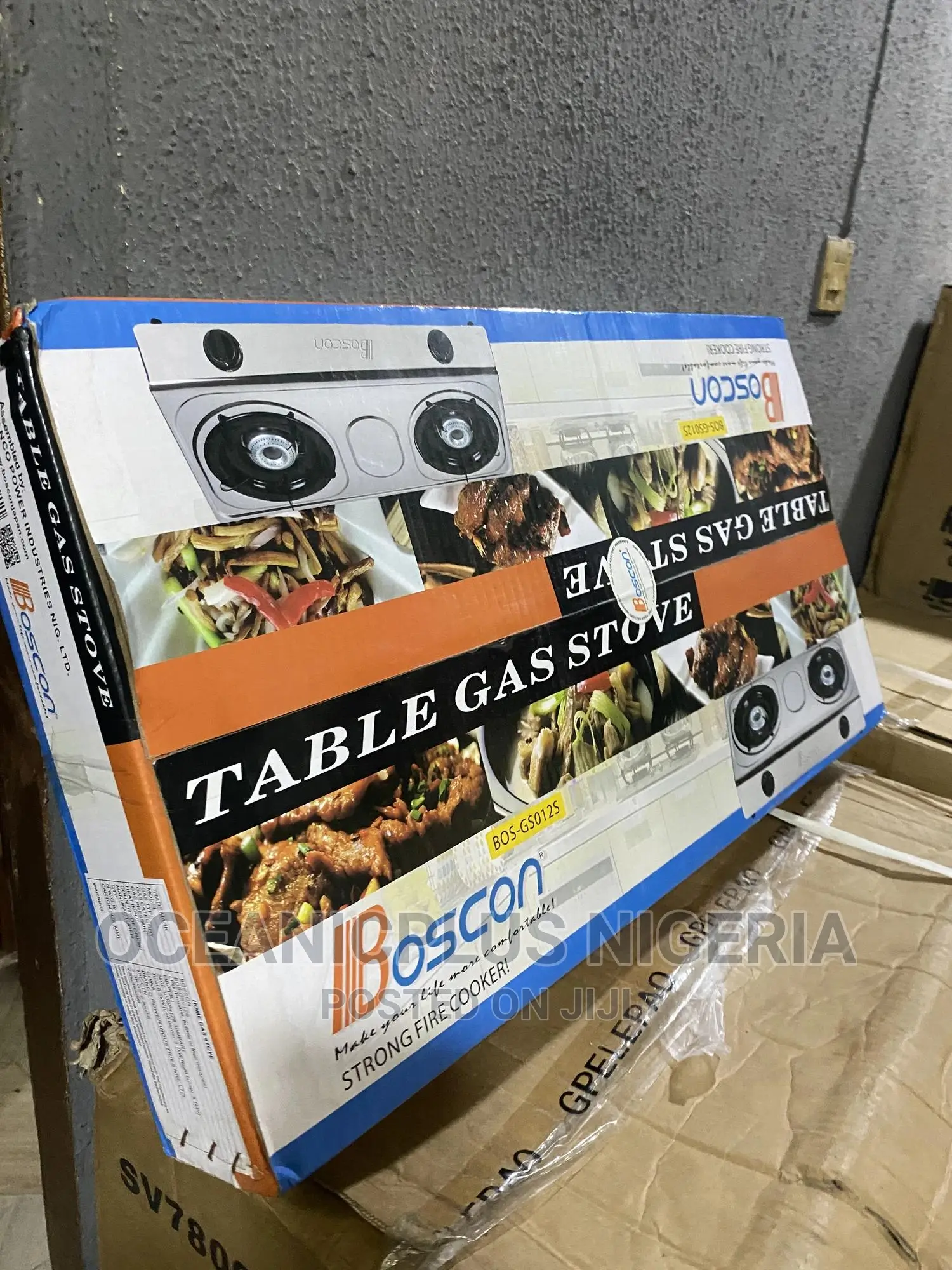 Boscon Table Top Double Burner Gas Cooker