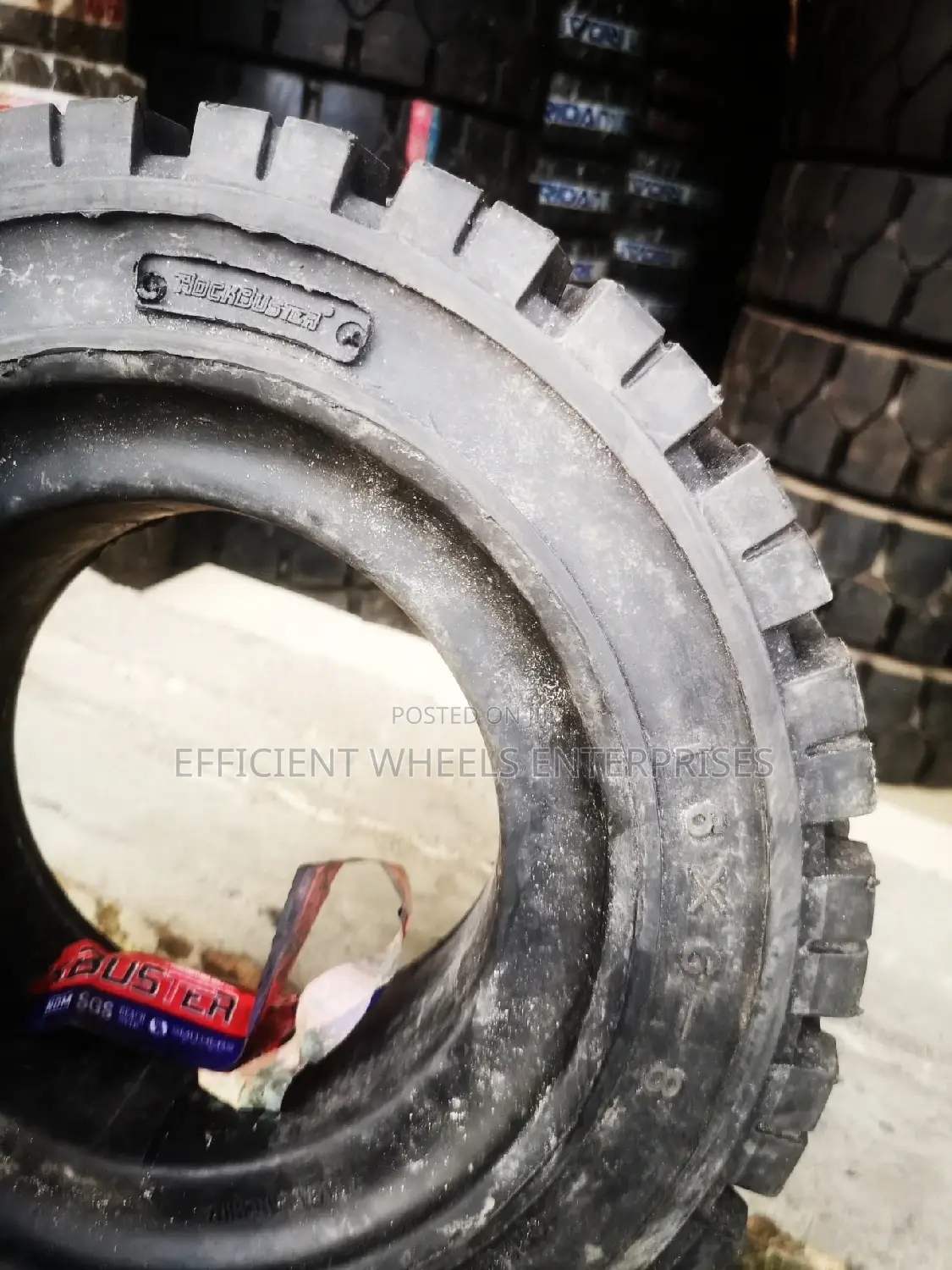 16x6-8 Rockbuster Solid Tyre