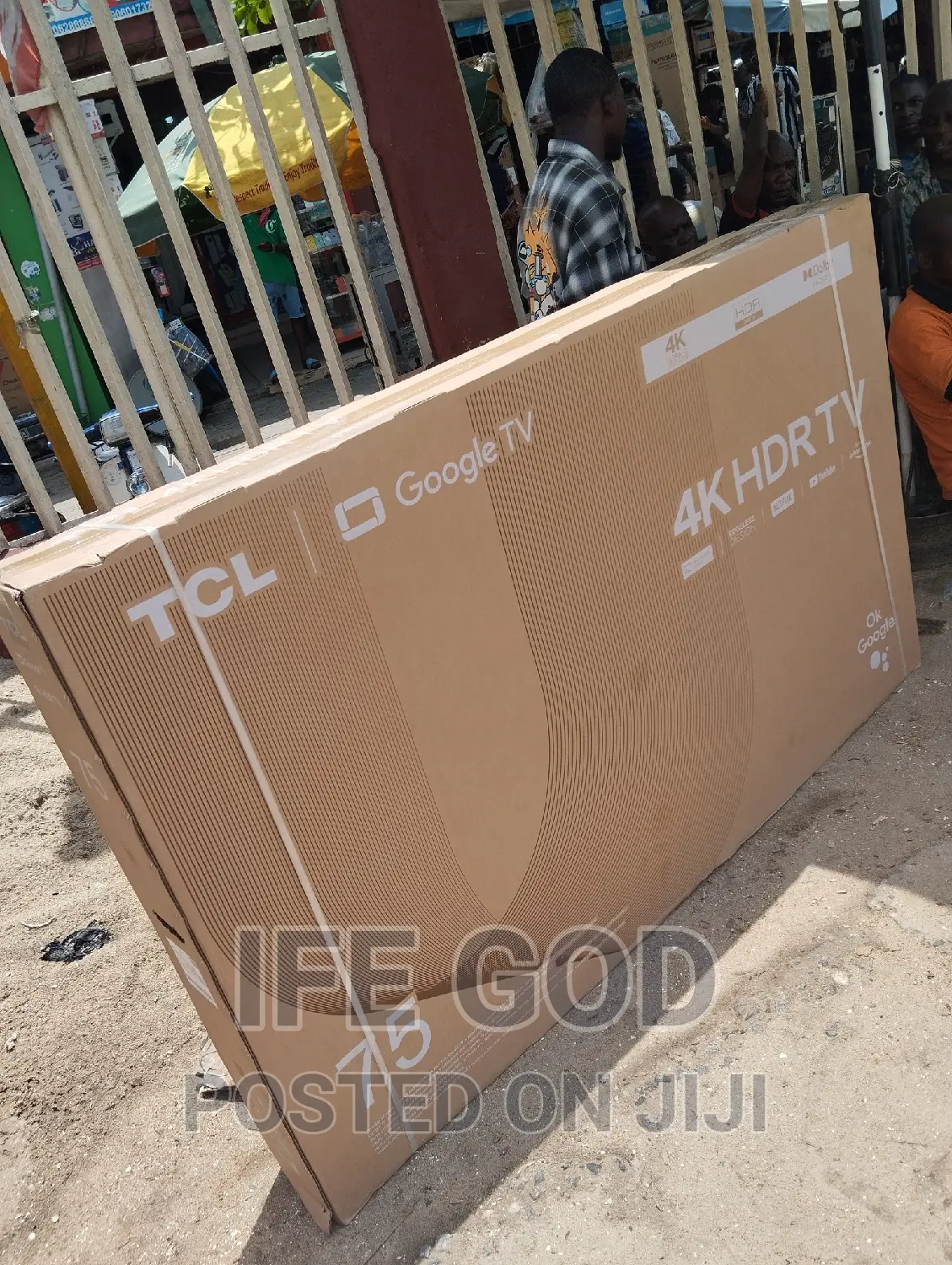 Original TCL 75" Google TV 4KHDR Smart Netflix Youtube Etc.
