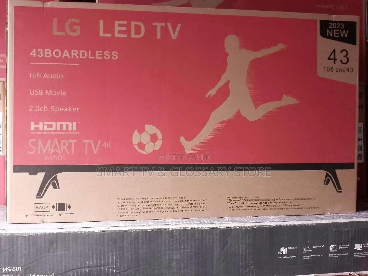 Original 43inches Tv Smart With 2years Warranty and Netflix