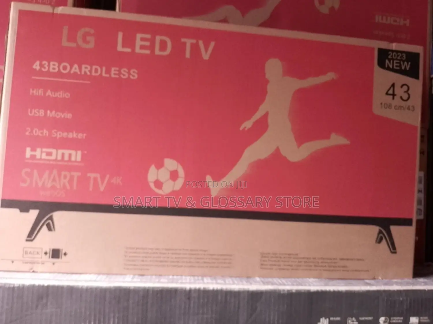 Original 43inches Tv Smart With 2years Warranty and Netflix