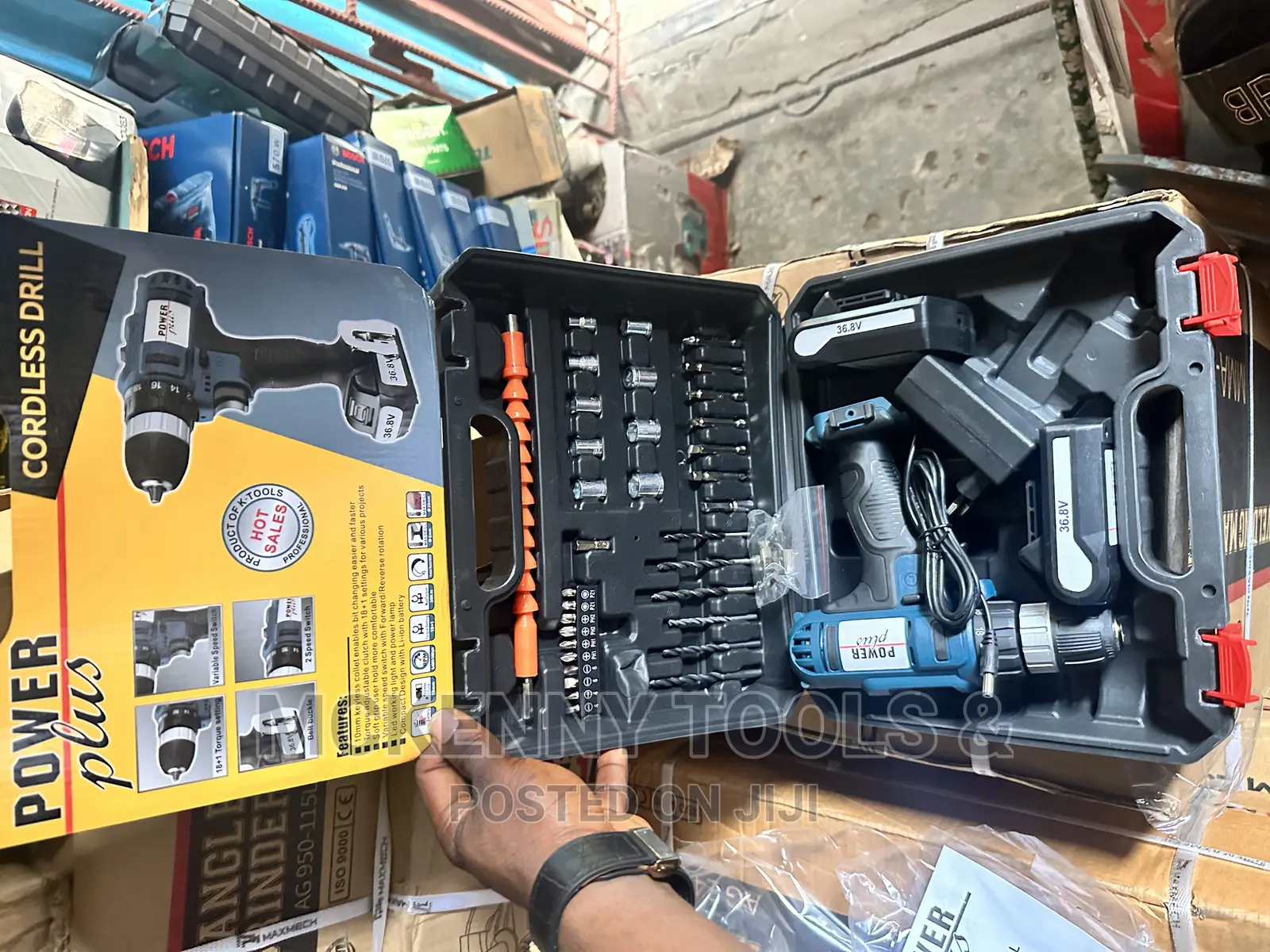 Power Plus 36V Battry Cordless Drilling Machine