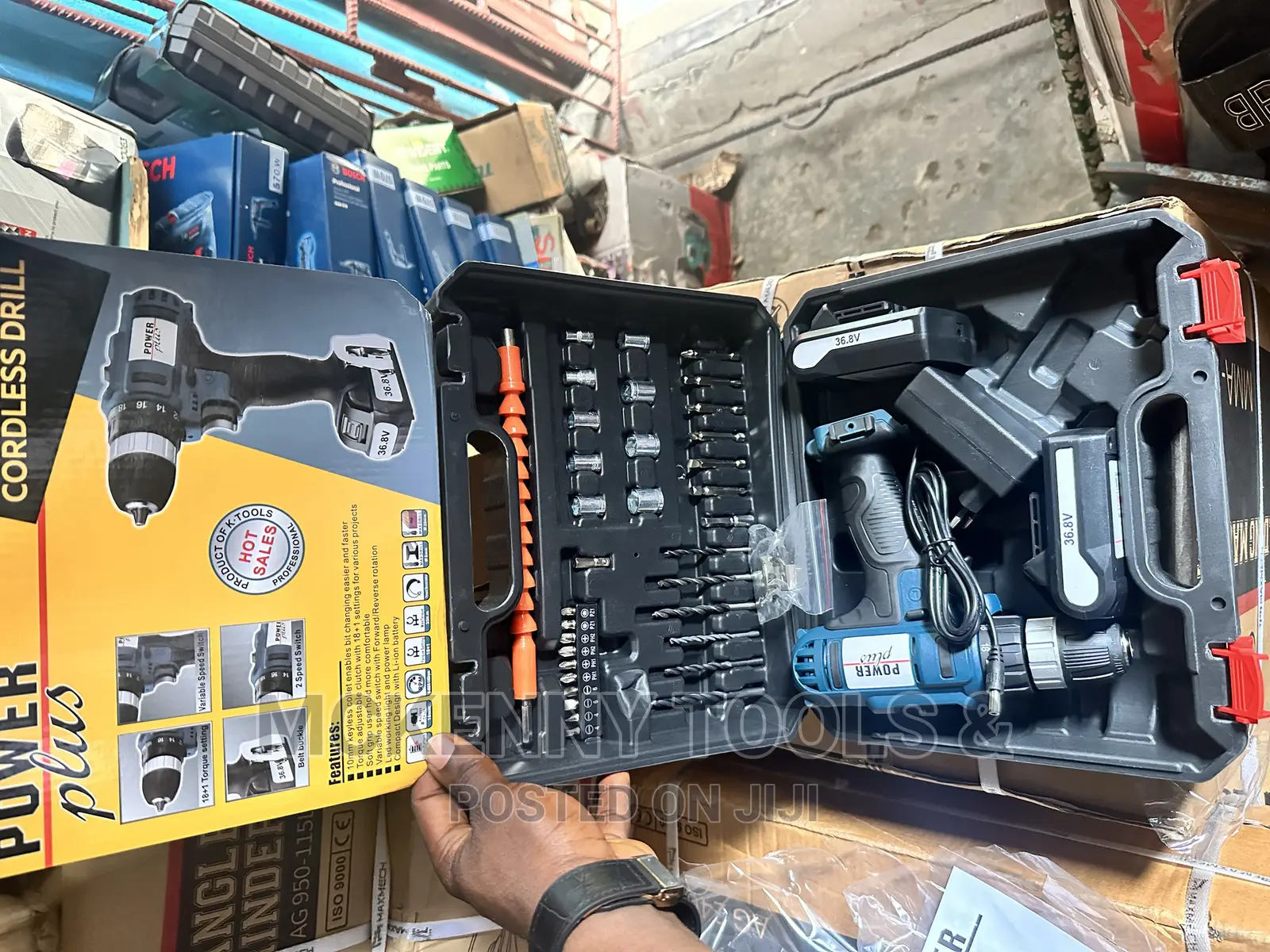 Power Plus 36V Battry Cordless Drilling Machine