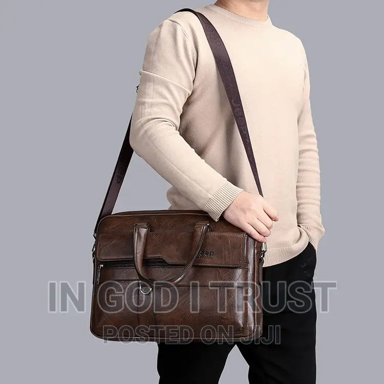 Jeep Waterproof Crossbody Shoulder Men Laptop