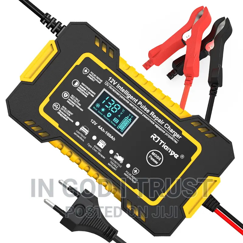12V 10a/24v 5A Car Battery Fast Charger Multifunction