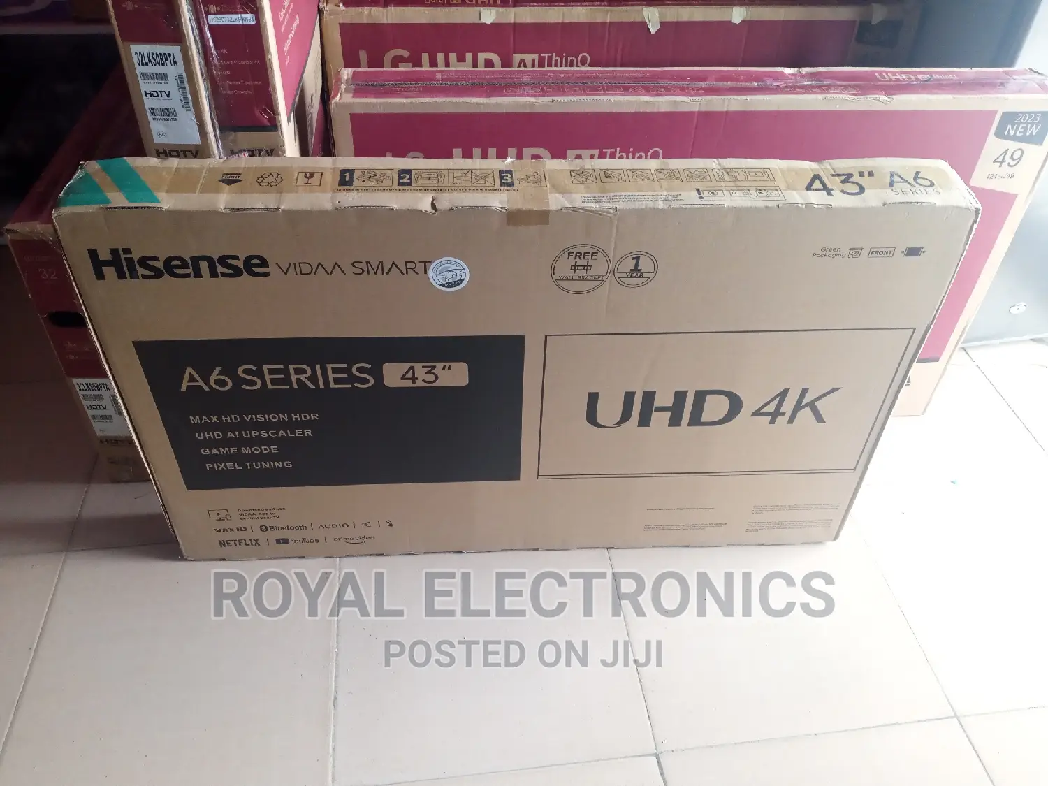 Latest Hisense 43 Inch A6H Series UHD Smart TV