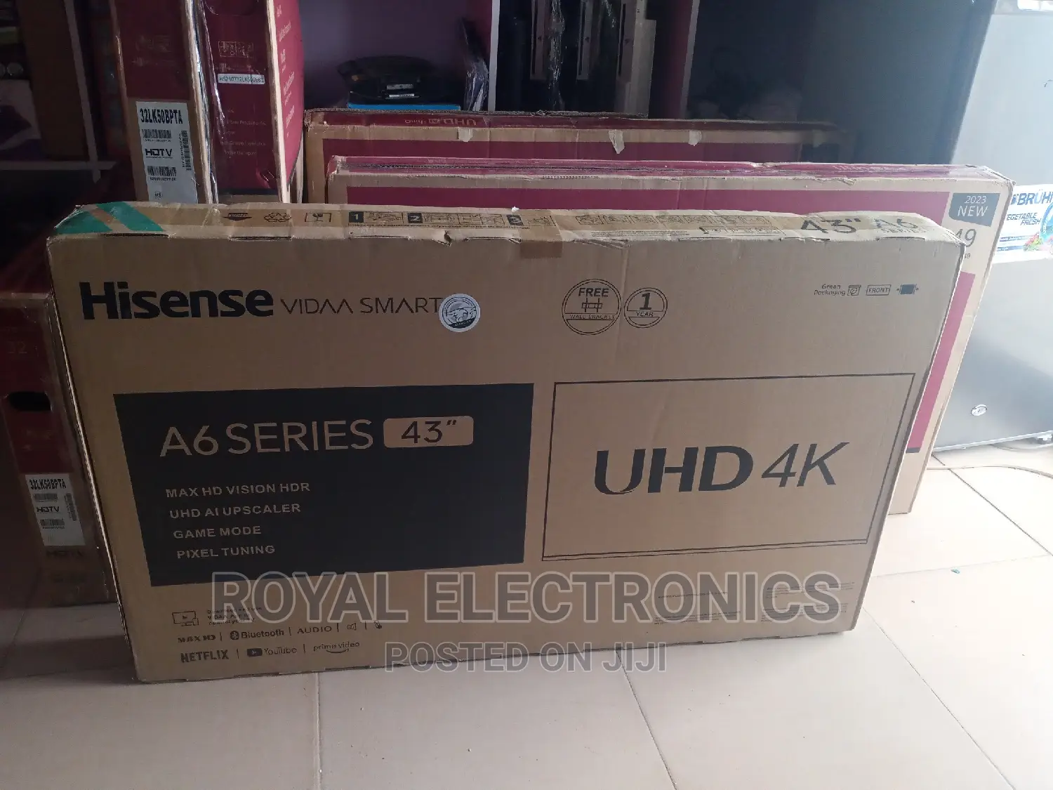 Latest Hisense 43 Inch A6H Series UHD Smart TV