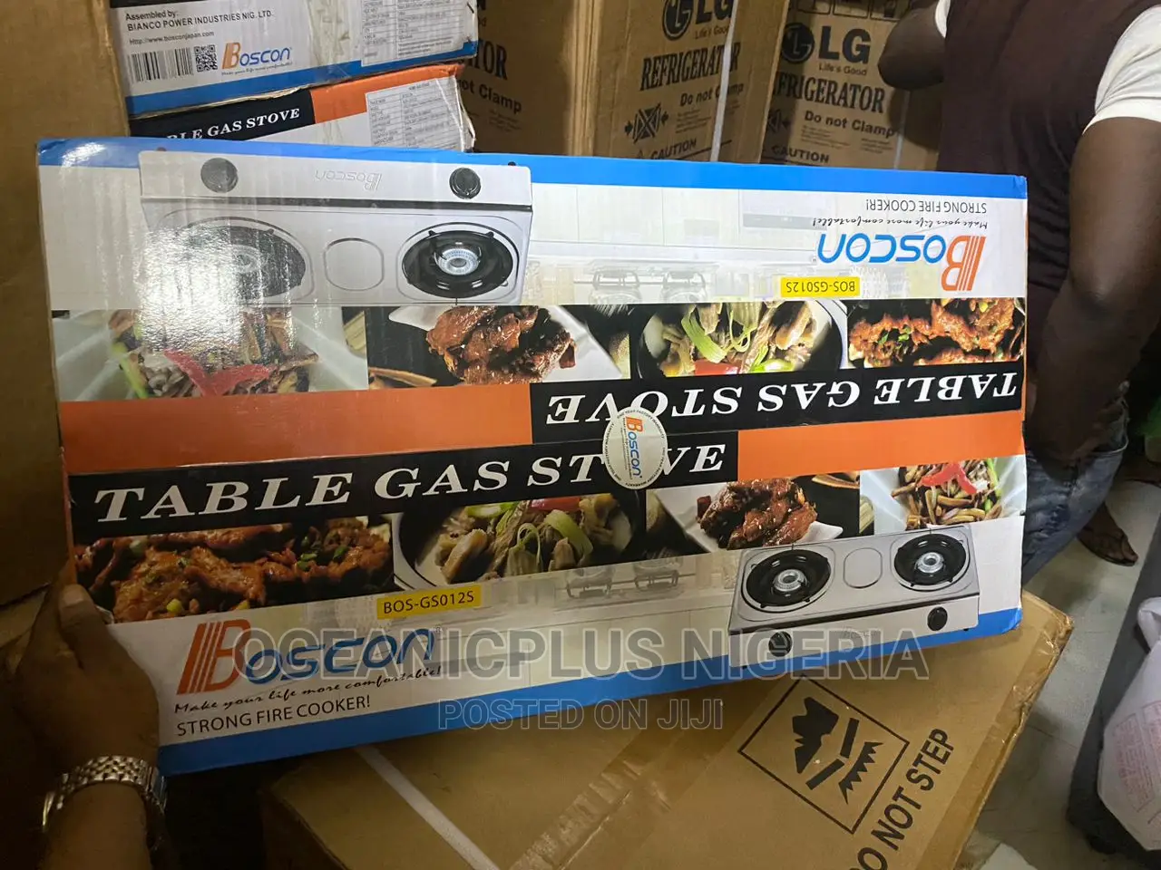 Durable Boscon Table Top Gas Cooker With - 2 Burner