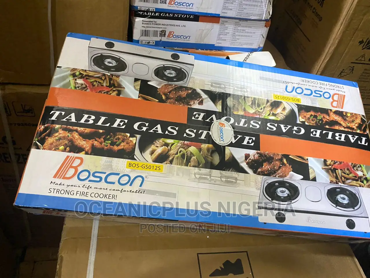 Boscon Gas Cooker {2 Burner -Bos-Gs012s}