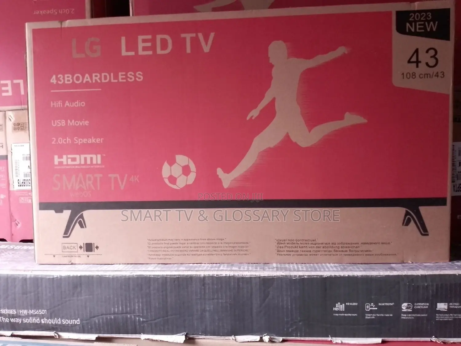 LG 43 Inches Smart Boardless TV