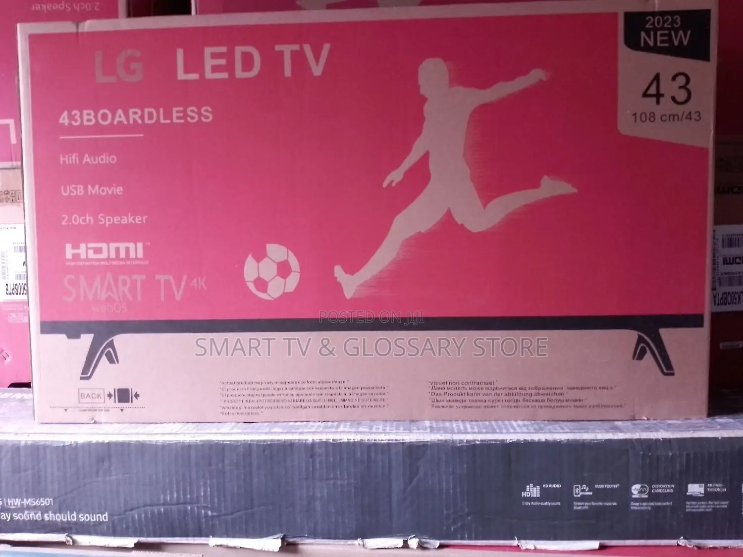 LG 43 Inches Smart Boardless TV