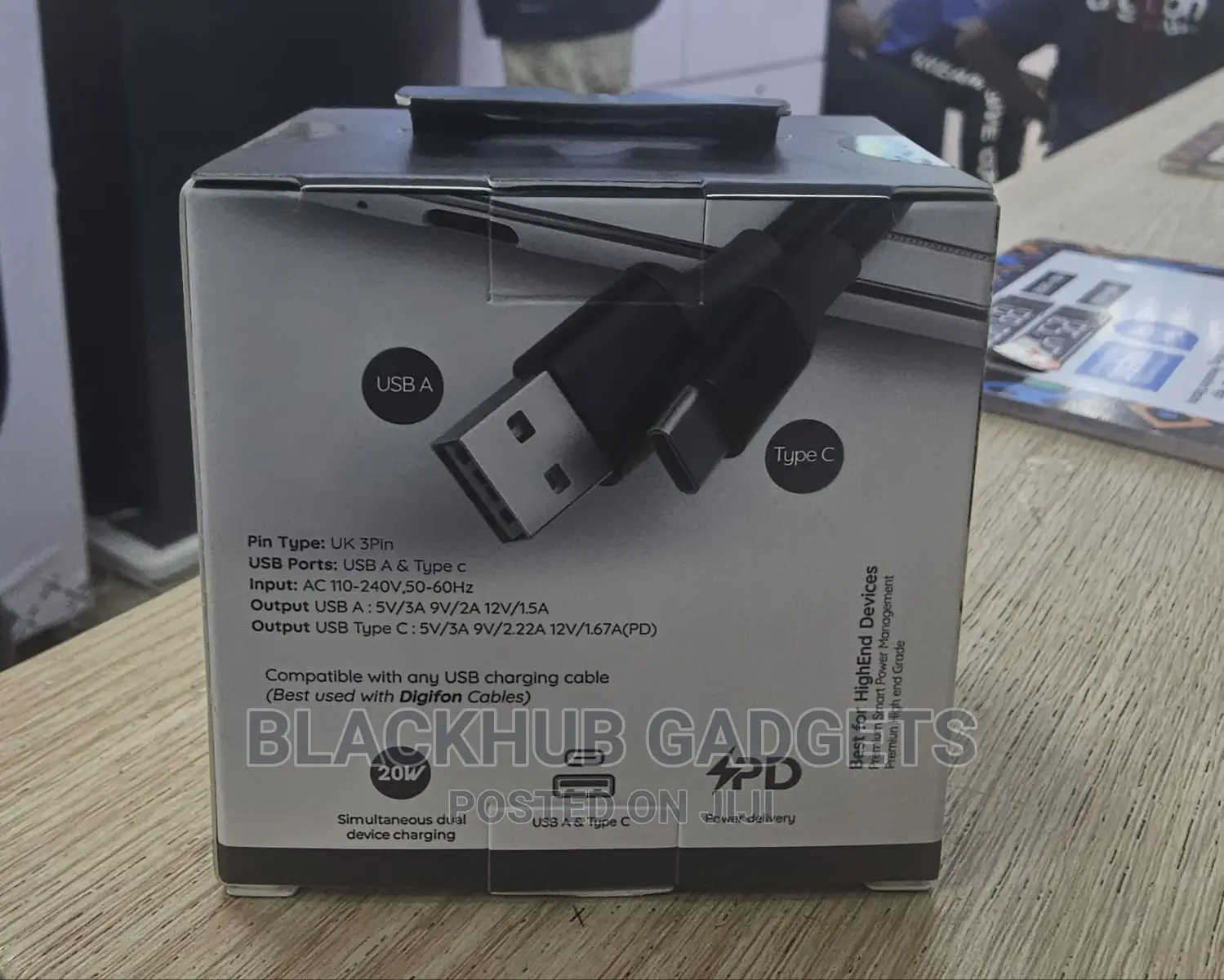 Digifon Cheetah Fast Charger 2 Head Only 20W