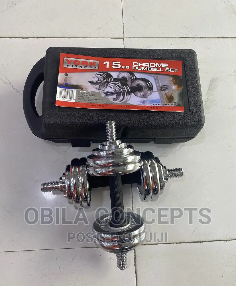 15kg Chrome Adjustable Dumbbell