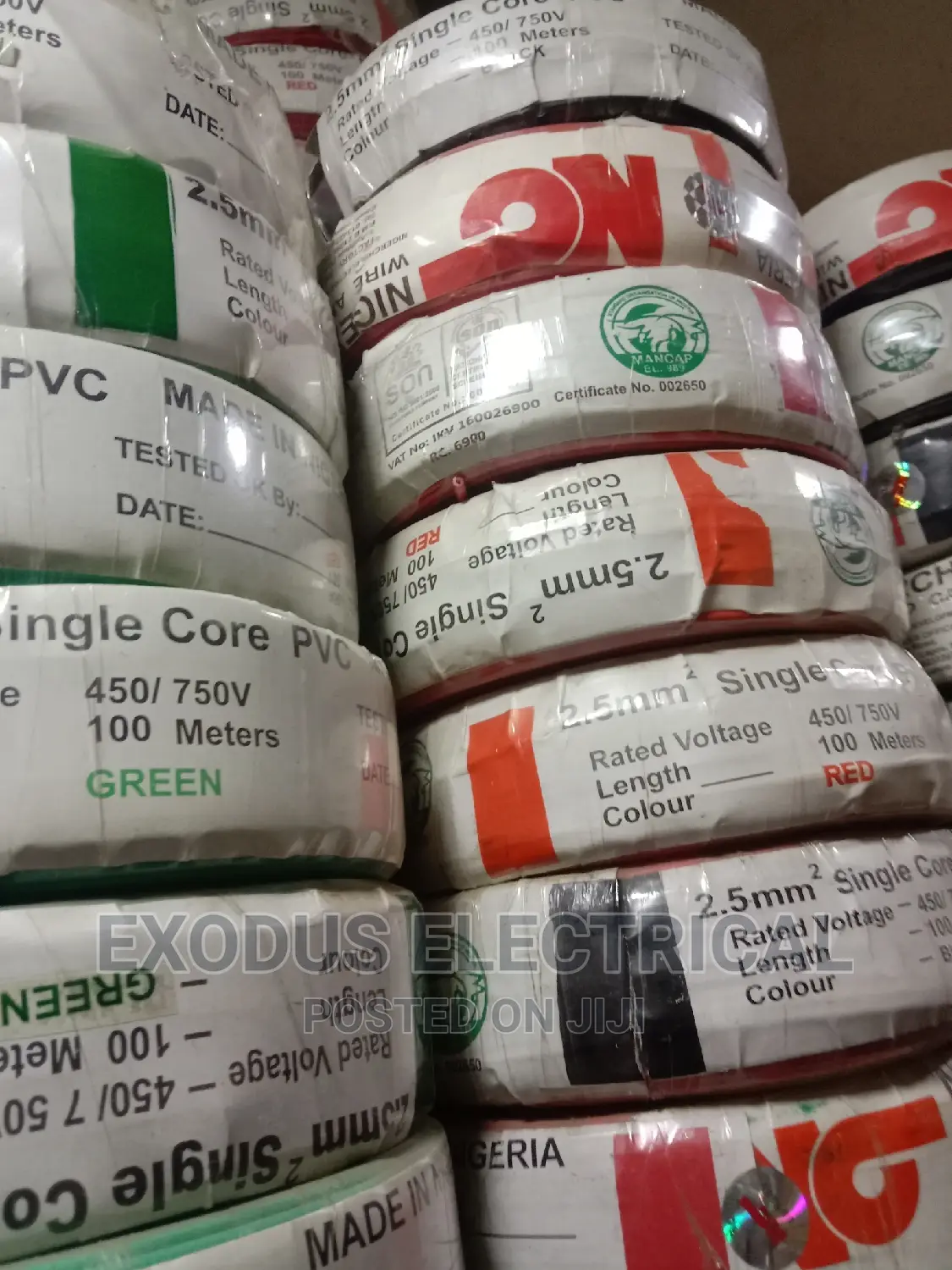 Nigerchin Wire an Cables 2.5mm