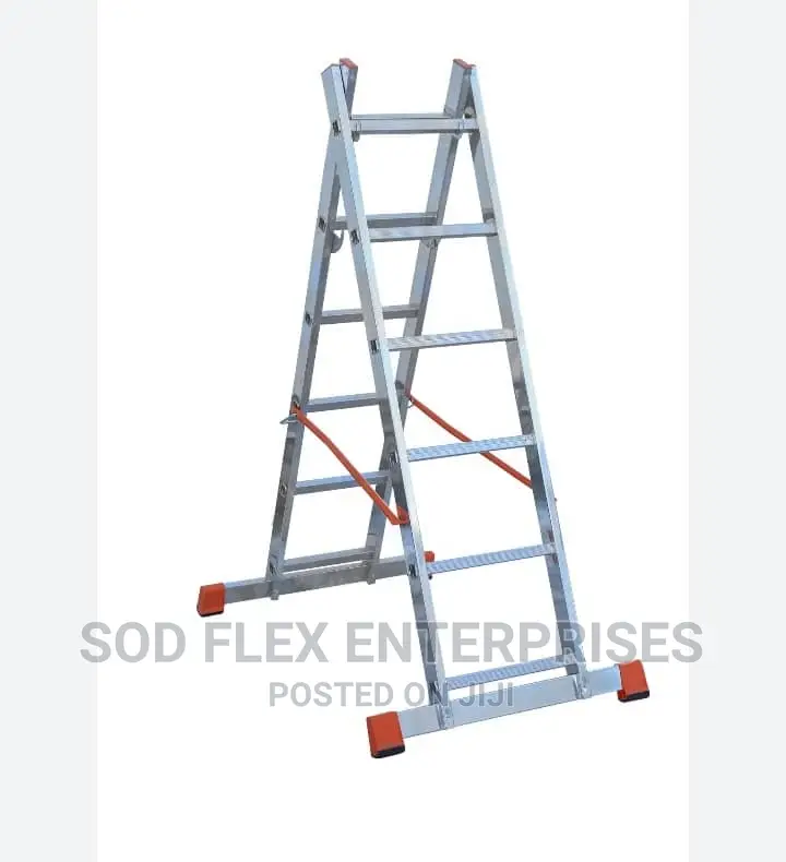 6 Step Double Sided a Ladder Aluminium