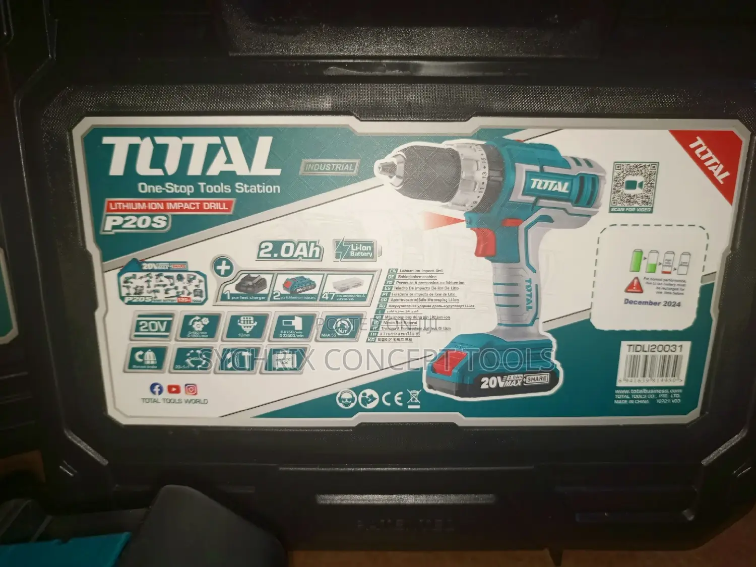 Cordless Drill 2.0ah With Aviation Sniping