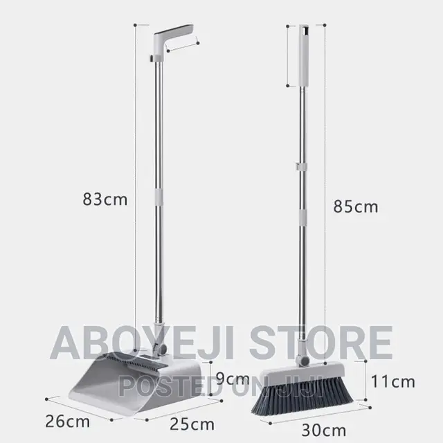 3 in 1 Broom Dustpan Set Home Folding Windproof Floo