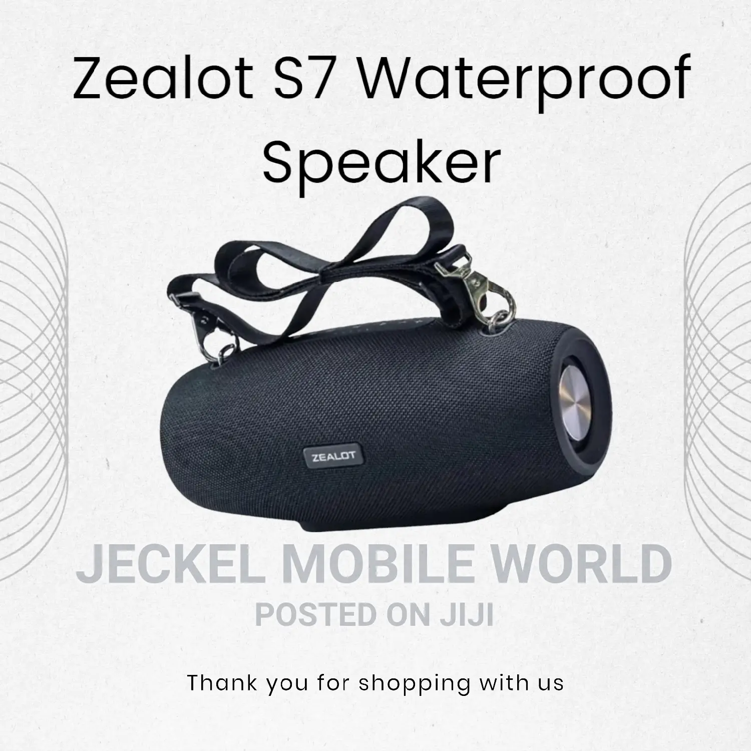 Zealot S67 Portable Waterproof Speaker- 14400mah