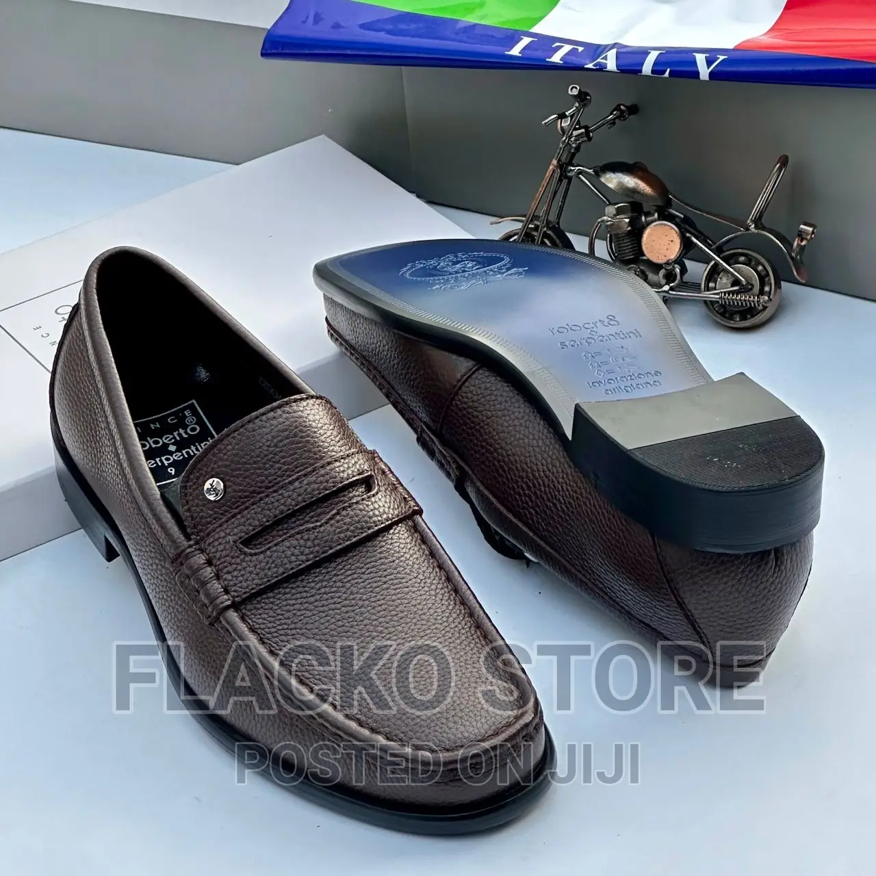 Original Roberto Serpentini Italian Loafers Shoes