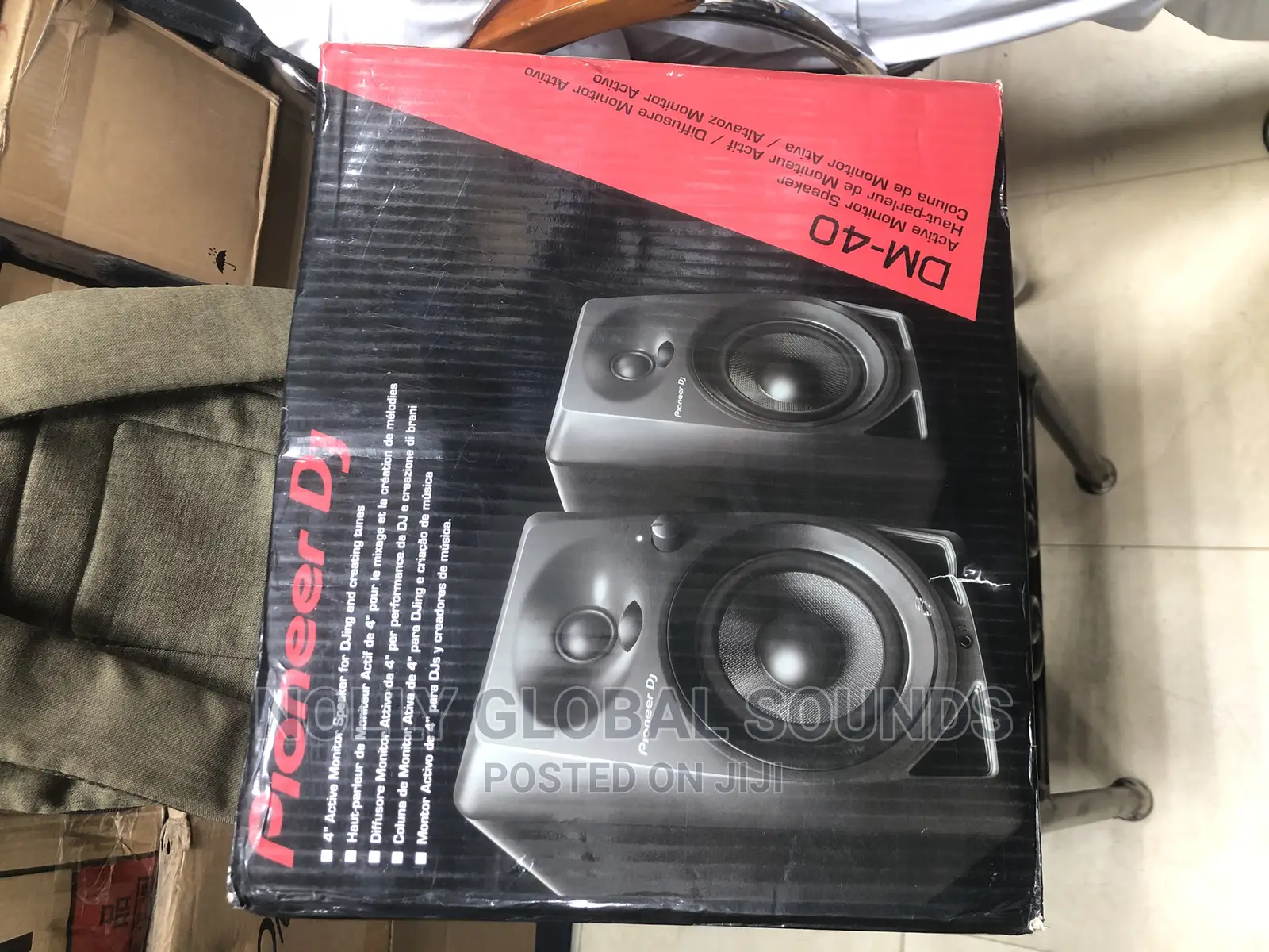 Pioneer Dj Dm-40 Studio Monitor Speaker, 4-Inch (Pair,Black)