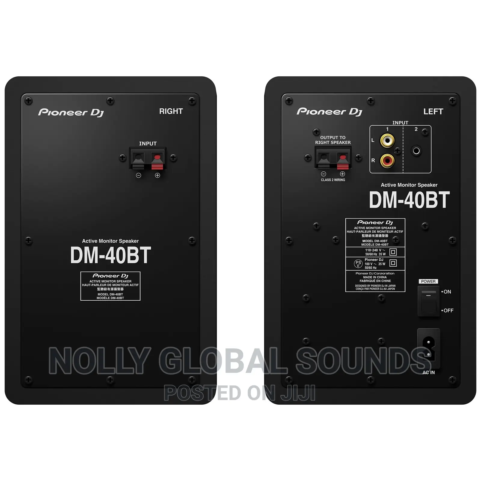 Pioneer Dj Dm-40 Studio Monitor Speaker, 4-Inch (Pair,Black)