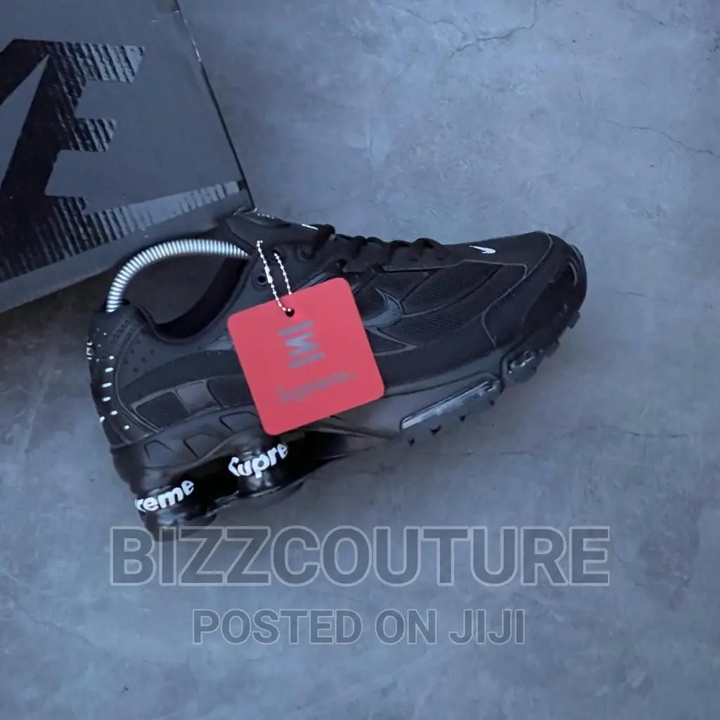 Original SUPREME NIKE SHOX Ride 2 SP Black Available Instore
