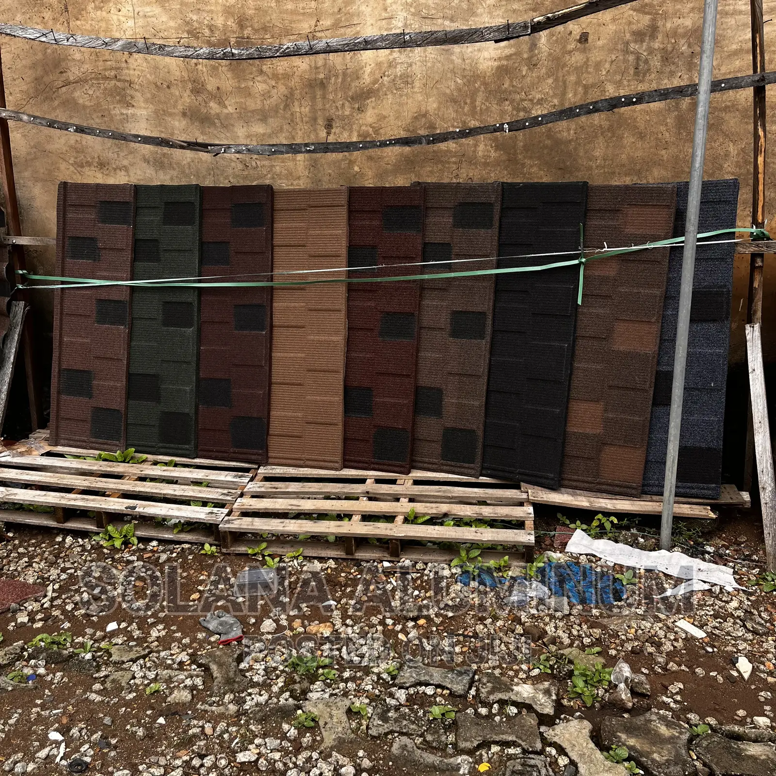 Coloured Stone Coated Shingle Steptiles Rooftiles