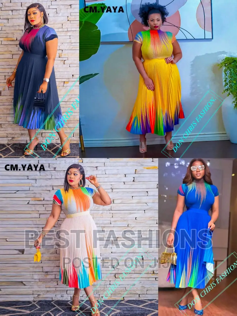 Quality Pleated Ladies Formal Skirt And Top