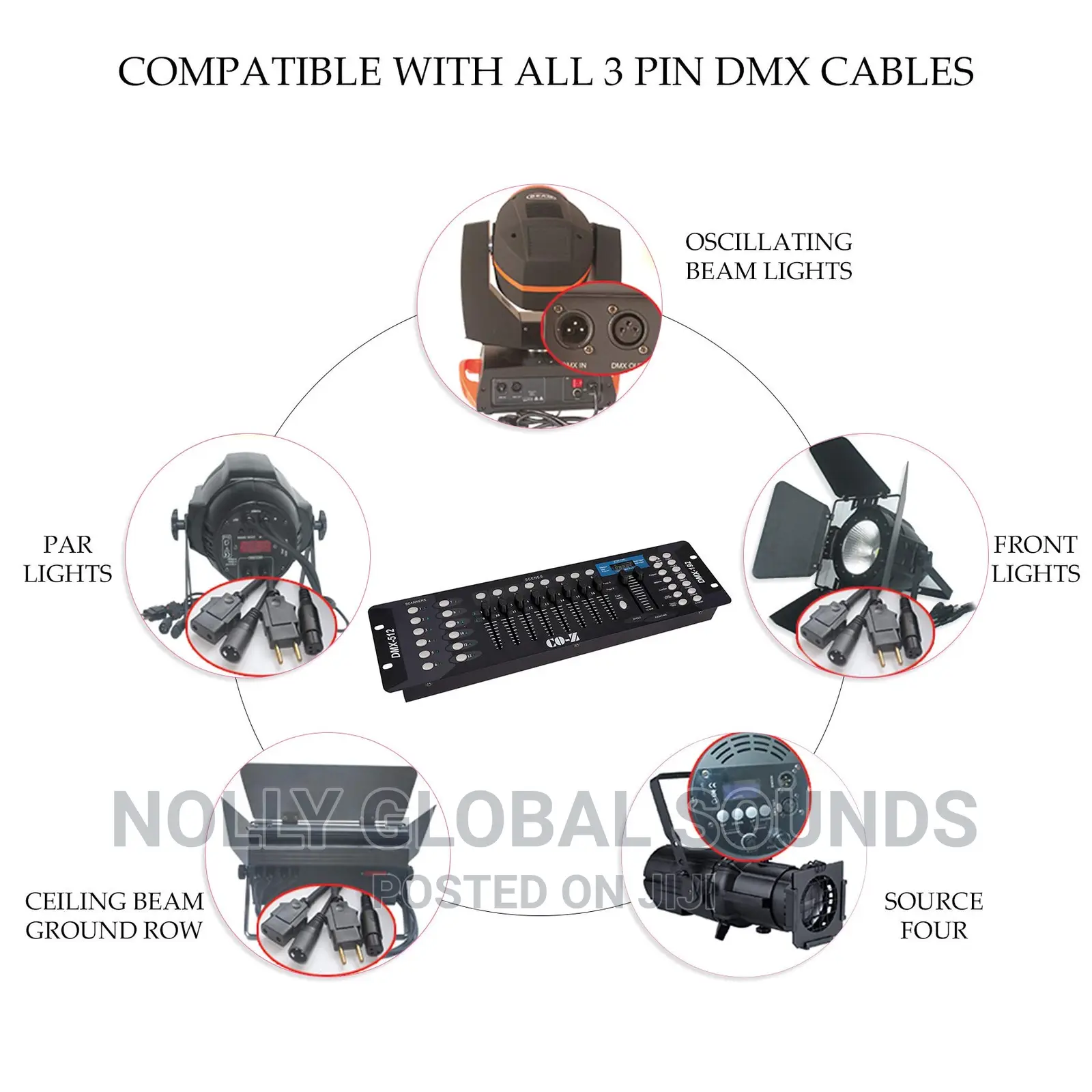 DMX 512 Stage DJ Light Controller