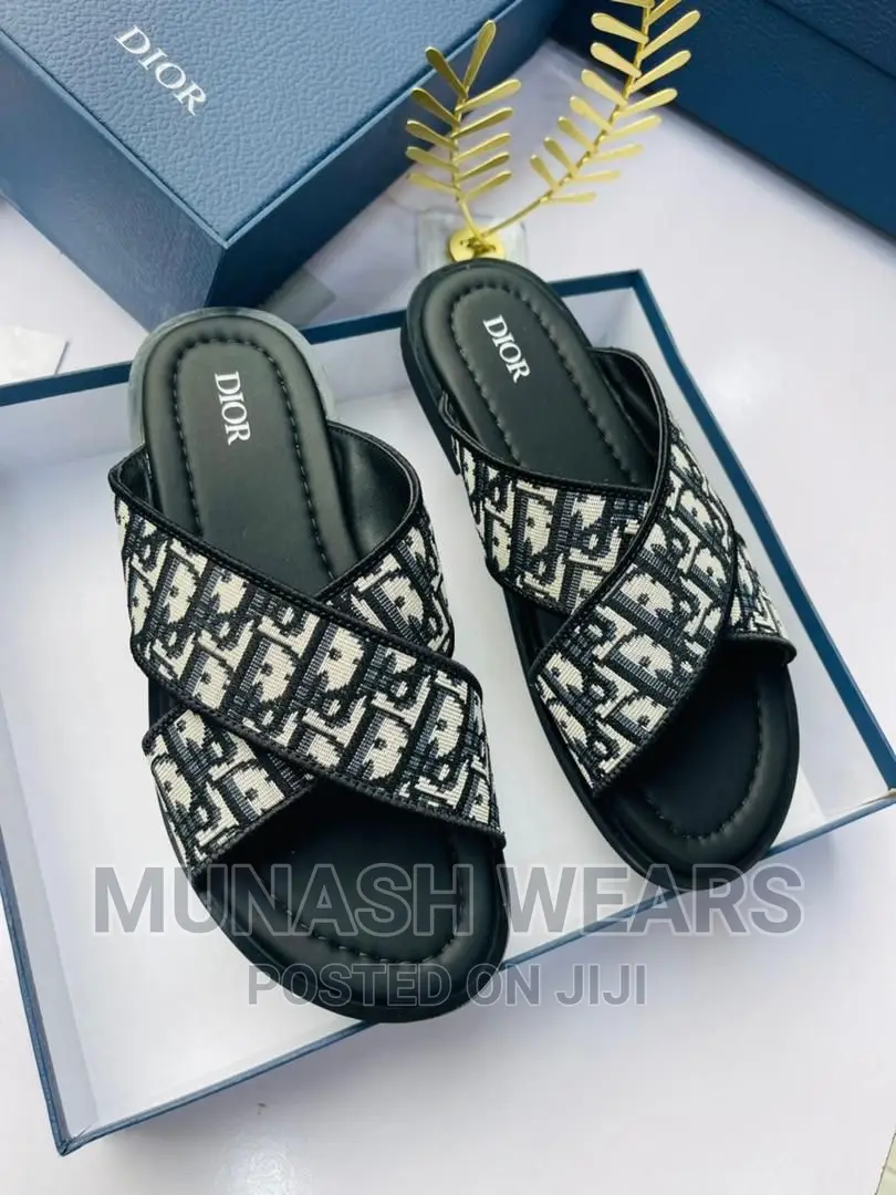 Christian Dior Leather Slipers