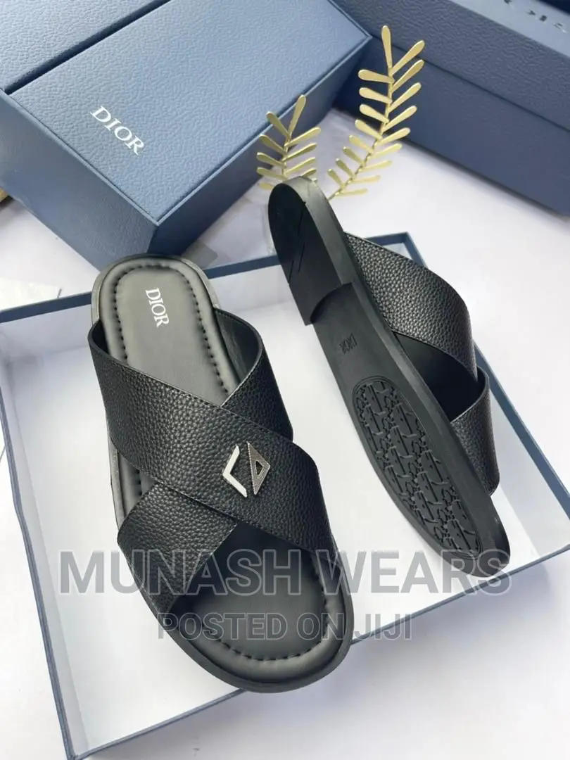 Christian Dior Leather Slipers