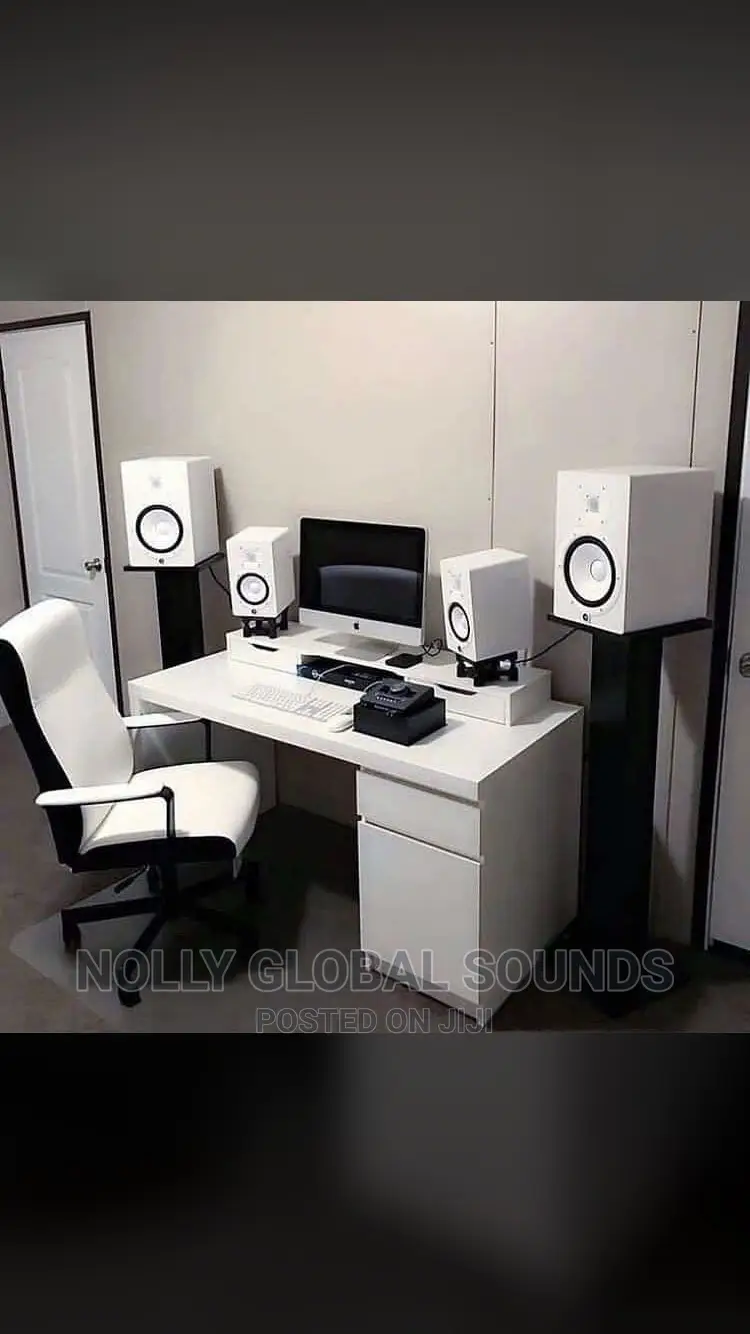 YAMAHA HS5 W 5-Inch Powered Studio Monitor (White, Pair 2pcs