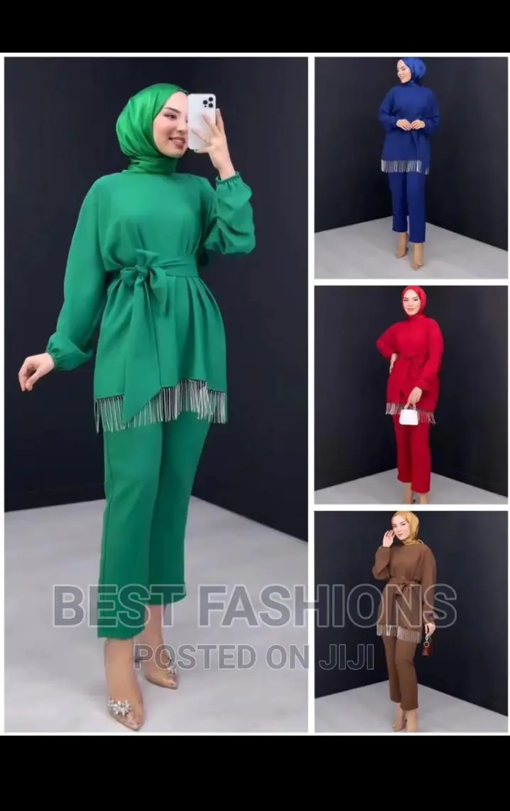 Stylish Ladies Floral Top and Trousers