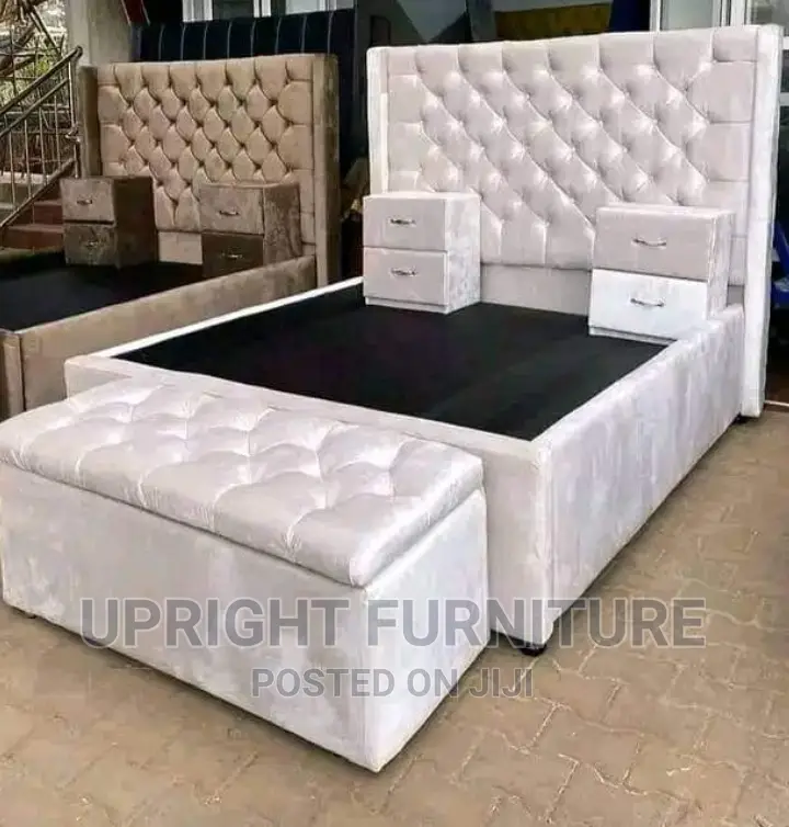 Bedframe 6 by 6 With Drawers and Footrest