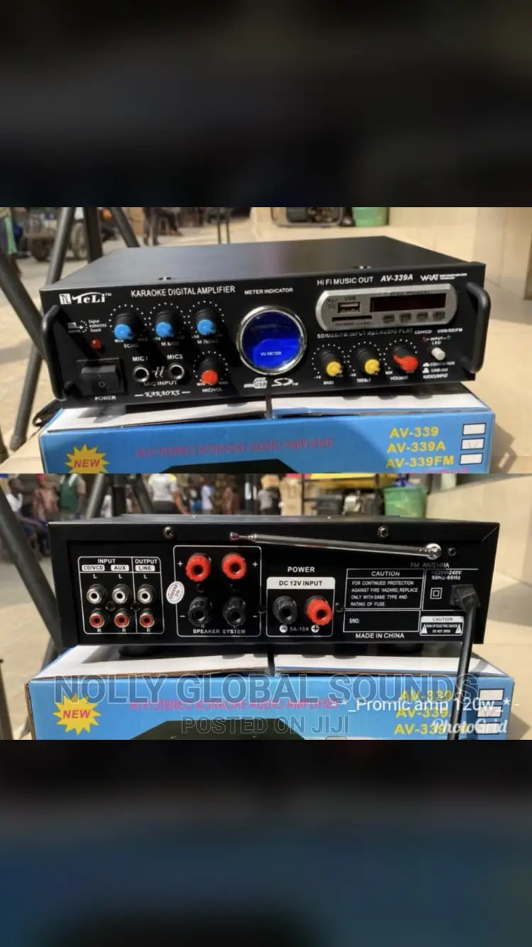 Amplifier MP-3, Karaoke, USB Port, SD Slot, FM